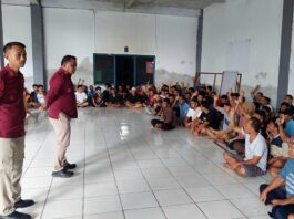 Lebih dekat dengan Warga Binaan, Lapas Kelas I Makassar gelar Sapa Pagi di Blok Hunian