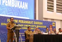 Pj Sekda Makassar Buka Forum Perangkat Daerah Dinas Pekerjaan Umum, Bahas Perencanaan Infrastruktur Kota