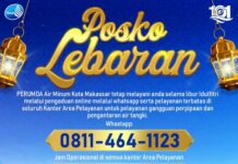 Meski Libur Lebaran, PDAM Makassar Tetap melayani Pelanggan