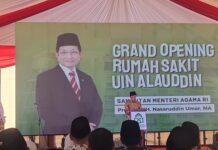 Menag Nasaruddin Umar resmikan Rumah Sakit UIN Alauddin Makassar