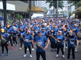 Mandiri Inhealth Gelar MI-FunRun di Puncak Harpelnas 2025, Ajak Masyarakat Hidup Sehat