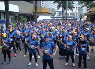 Mandiri Inhealth Gelar MI-FunRun di Puncak Harpelnas 2025, Ajak Masyarakat Hidup Sehat