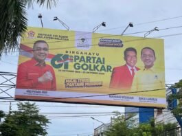 SOKSI Sulsel Tebar Baliho Sambut HUT Partai Golkar