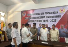 Didukung 42 cabor dan koni daerah, wakil bupati Gowa Darmawansyah Muin berpotensi Aklamasi pada Musorprov KONI Sulsel