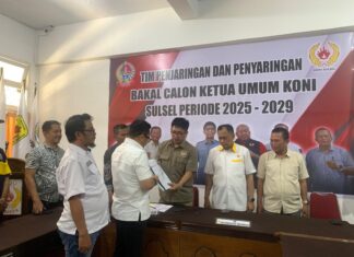Didukung 42 cabor dan koni daerah, wakil bupati Gowa Darmawansyah Muin berpotensi Aklamasi pada Musorprov KONI Sulsel