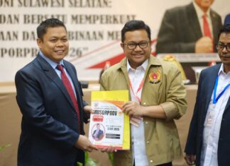 Musorprov XVI KONI Sulsel Sukses: Darmawangsyah Muin Terpilih Aklamasi, Sorotan Anggaran KONI Mencuat