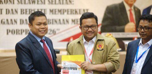 Musorprov XVI KONI Sulsel Sukses: Darmawangsyah Muin Terpilih Aklamasi, Sorotan Anggaran KONI Mencuat