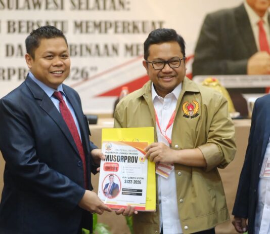 Musorprov XVI KONI Sulsel Sukses: Darmawangsyah Muin Terpilih Aklamasi, Sorotan Anggaran KONI Mencuat