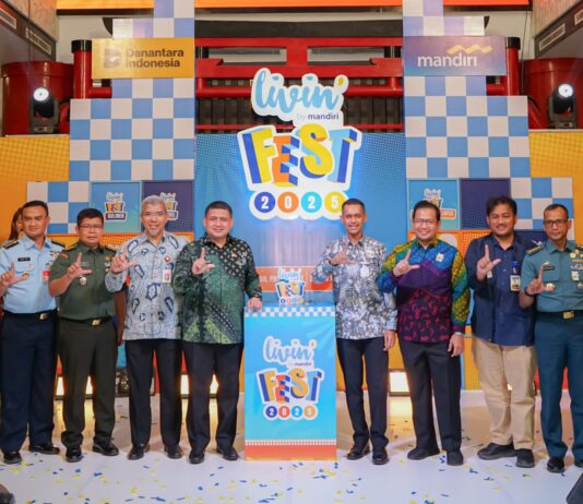 Bank Mandiri Resmi Buka Livin’ Fest 2025 di Makassar, Sinergikan UMKM dan Industri Kreatif