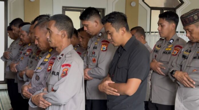 Dari Sulsel, Personel Brimob Kirim Doa untuk Korban Bencana di Aceh, Sumbar, dan Sumut