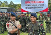 Danyon D Pelopor Berganti, Berikut Pesan Penting Dansat Brimob Polda Sulsel