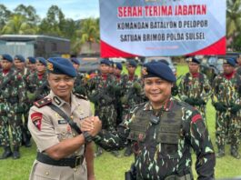 Danyon D Pelopor Berganti, Berikut Pesan Penting Dansat Brimob Polda Sulsel