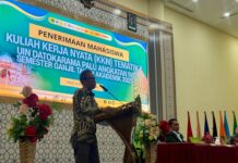 Penerimaan Mahasiswa KKNT, Rektor: Selamat Datang Kembali ke Rumah Kalian