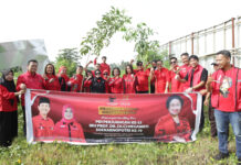 DPC PDI Perjuangan Makassar Gelar Penanaman Pohon Merawat Pertiwi di Barombong