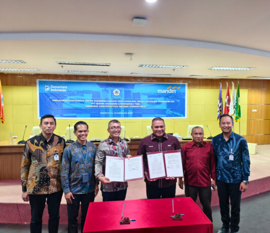 Akselerasi Inklusi Keuangan, Bank Mandiri Layani Transaksi Keuangan Universitas Negeri Gorontalo
