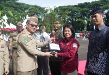 Upacara Bulan K3 Nasional, Pelindo Regional 4 Konsisten Keselamatan sebagai Prioritas Utama