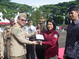 Upacara Bulan K3 Nasional, Pelindo Regional 4 Konsisten Keselamatan sebagai Prioritas Utama