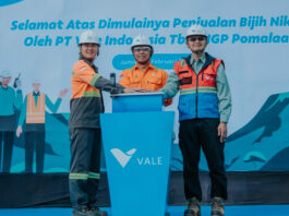 Penguatan Rantai Pasok Global, PT Vale IGP Pomalaa Catat Penjualan Perdana Bijih Nikel