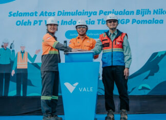 Penguatan Rantai Pasok Global, PT Vale IGP Pomalaa Catat Penjualan Perdana Bijih Nikel