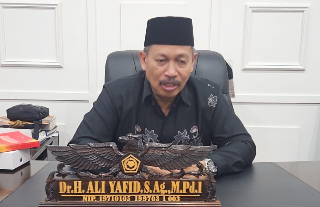 kepala Kanwil Kemenag Sulsel Ali Yafid