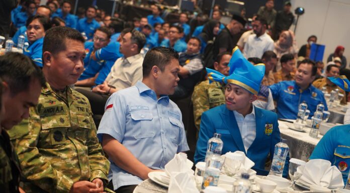 Hadiri Pelantikan KNPI Sulsel 2026-2029, Yasir Machmud Tekankan Sinergi Strategis Pemuda dan Parlemen