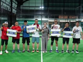 Yasir Machmud & RinggoBoy Juara 1 HIPMI Padel di Arcadia Padel Club Makassar