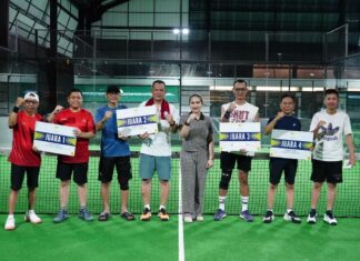 Yasir Machmud & RinggoBoy Juara 1 HIPMI Padel di Arcadia Padel Club Makassar