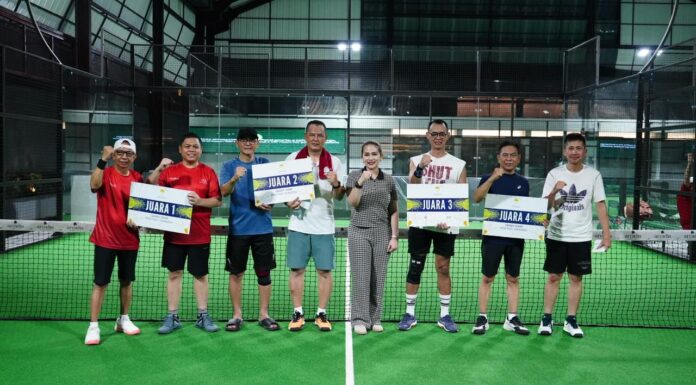 Yasir Machmud & RinggoBoy Juara 1 HIPMI Padel di Arcadia Padel Club Makassar