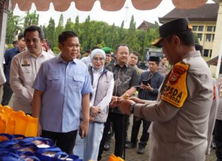 Wakil Ketua II DPRD Sulsel, Yasir Machmud, Hadiri Gerakan Pangan Murah Serentak Polda Sulsel