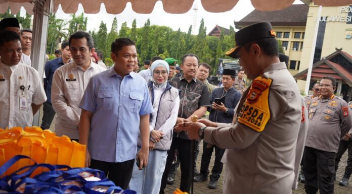 Wakil Ketua II DPRD Sulsel, Yasir Machmud, Hadiri Gerakan Pangan Murah Serentak Polda Sulsel