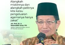 Tak Cukup Zakat, Menag Ajak Umat Perluas Kepedulian Sosial Islam