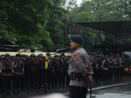 Apel Kesiapsiagaan, Dansat Brimob Polda Sulsel Ingatkan Pesan Integritas dan Disiplin Personel