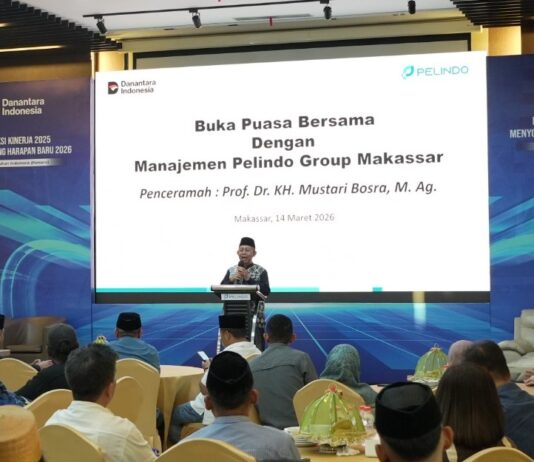 Pelindo Regional 4 Buka Puasa Bersama Pedagang Asongan Pelabuhan Makassar, Perkuat Kebersamaan di Bulan Ramadan