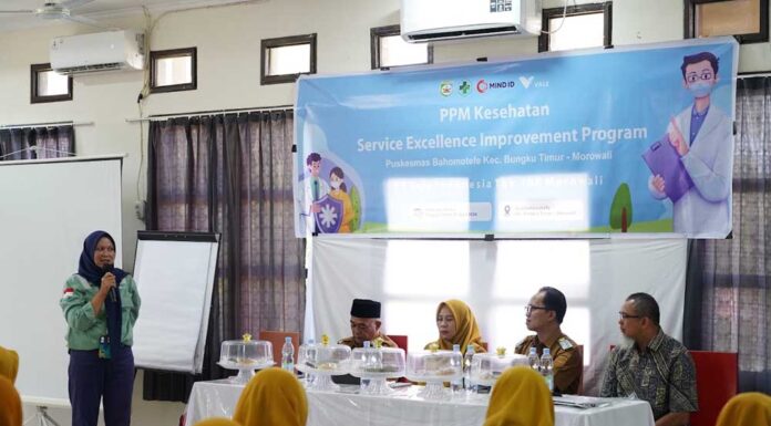 Dorong Peningkatan Mutu Layanan Kesehatan Masyarakat Morowali, PT Vale Gelar Service Excellence Improvement Program
