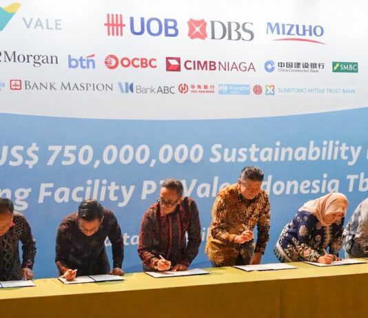 Perkuat Strategi Keuangan Berkelanjutan, PT Vale Raih Fasilitas Pinjaman Sindikasi Berbasis ESG Senilai US$750 Juta