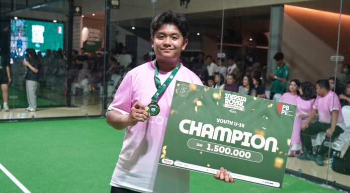 Yasika Raja Aditya Putra Yasir Machmud Champion di Inersia Padel Tournament