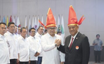 Setelah resmi dikukuhkan, Darmawansyah Muin bertekad bawa Sulsel tembus 10 besar di PON XXII 2028