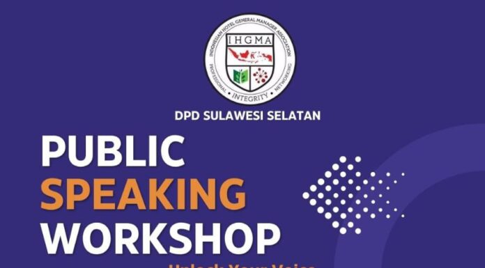 IHGMA Sulsel Gelar Pelatihan Public Speaking “Unlock Your Voice”