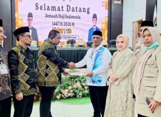 Sambut Kloter 18, Slamat Mustafa Sebut Kemabruran Haji Diuji Saat Kembali ke Masyarakat