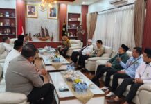 Dihadapan Kakanwil Kemenag, Kapolda Sulsel Siap Hadir dan Support Kesuksesan Tabliq Akbar dan Istigosah IPIM