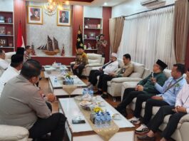 Dihadapan Kakanwil Kemenag, Kapolda Sulsel Siap Hadir dan Support Kesuksesan Tabliq Akbar dan Istigosah IPIM