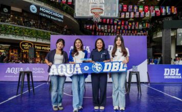 AQUA Jadi Hydration Partner Resmi DBL Indonesia