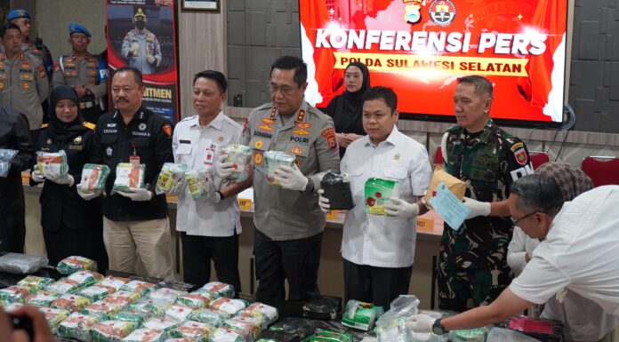 Yasir Machmud Apresiasi Polda Sulsel Ungkap 1.175 Kasus dan Sita 70 kg Narkoba Jenis Sabu