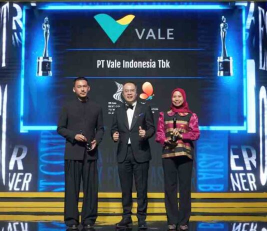 Raih Dua Penghargaan HR Asia Best Companies to Work for in Asia Awards, PT Vale Indonesia Tegaskan Komitmen Membangun Tempat Kerja yang Berpusat pada Manusia