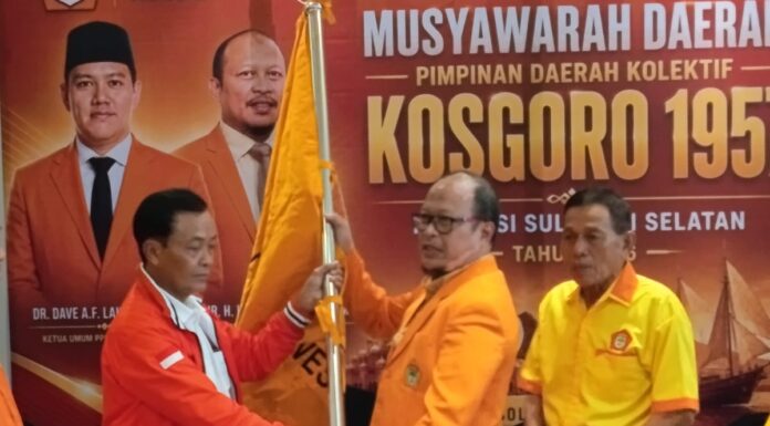Terpilih Aklamasi, Haris Yasin Limpo Pimpin Kosgoro Sulsel untuk Periode Kedua