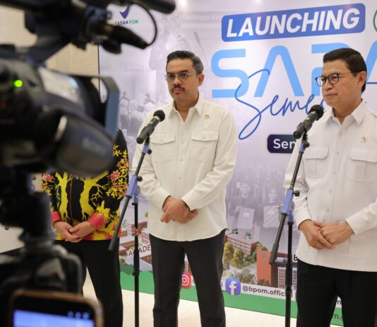 Taruna Ikrar Kepala BPOM kolaborasi Kementerian UMKM, SAPA SEMESTA Didorong Jadi Pengungkit Daya Saing Pangan Nasional