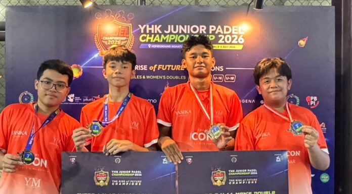 YASIKA PADEL CLUB raih juara 1 U-16 dan juara 3 U-14 di YHK Junior Padel Championship 2026