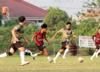 BERITA FOTO:Dokter Koboi FC Menang Telak 4-0 atas Aksara FC