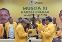 IAS Tunjukkan Kekuatan Dukungan Saat Pengembalian Formulir Ketua Golkar Sulsel