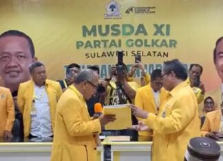 IAS Tunjukkan Kekuatan Dukungan Saat Pengembalian Formulir Ketua Golkar Sulsel